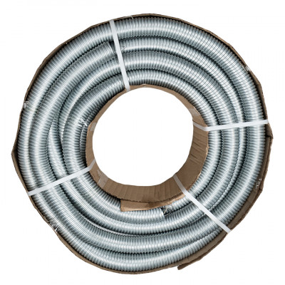 Фотография Металлорукав Р3-ЦХ-38 с протяжкой (25 м) EKF PROxima, артикул mrzn-38-25