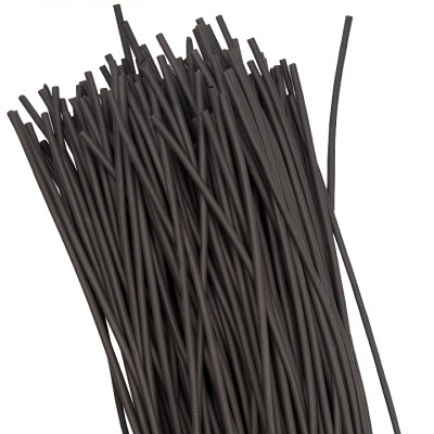 Фотография Термоусаживаемая трубка ТУТ нг 100/50 черная в отрезках по 1м EKF PROxima, артикул tut-100-b-1m