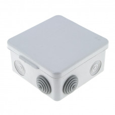 Коробка распаячная КМР-030-014 с крышкой  наружная (100х100х55), 8 мембранных вводов IP54 EKF PROxima