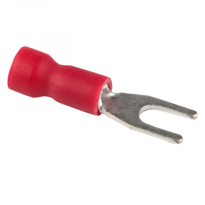 Фотография Наконечник вилочный изолированный НВИ 1.5-4 (50шт.) EKF PROxima, артикул nvi-1.25-4n