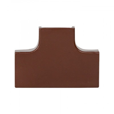 Фотография Угол T-образный (15х10) (4 шт) темное дерево EKF-Plast, артикул tchd-15-10x4