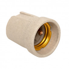 Патрон керамический E27 индивидуальный  пакет  EKF