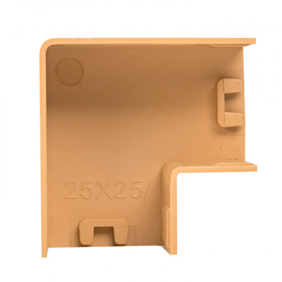 Фотография Поворот 90 гр. (25х25) (4 шт) светлое дерево EKF-Plast, артикул abl-25-25x4