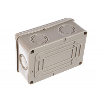 Фотография Коробка распаячная КМР-050-049 пылевлагозащищенная без мембранных вводов (120х80х50) EKF PROxima, артикул plc-kmr-050-049