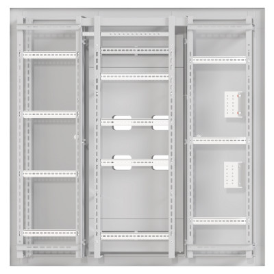 Фотография Устройство этажное распределительное встроенное типа УЭРВ 4 кв. EKF Basic 1300х1300х150, артикул uerv-4-1300-1300