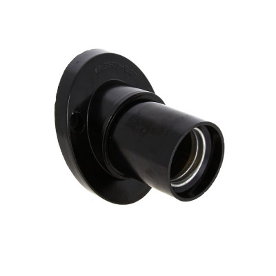 Фотография Патрон карболитовый наст. Е27 черн. наклонный EKF PROxima, артикул LHC-E27-wi-s