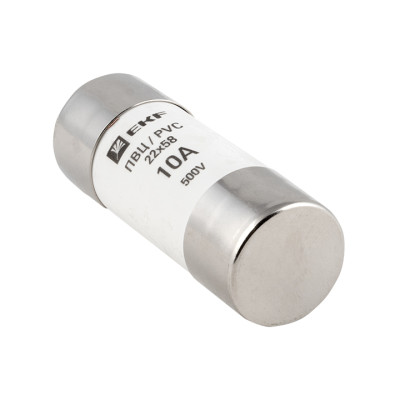 Фотография Плавкая вставка цилиндрическая ПВЦ (22х58)  10А EKF PROxima, артикул pvc-22x58-10