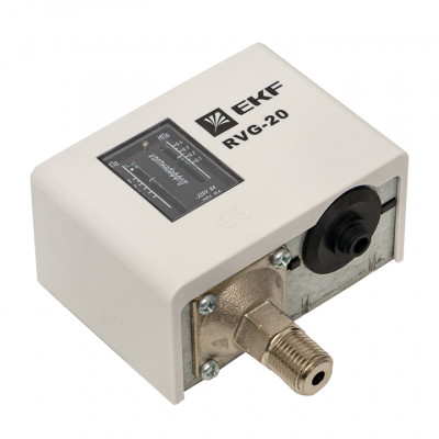 Фотография Реле избыточного давления EKF RVG-20-1,6 (1,6 МПа), артикул RVG-20-1,6