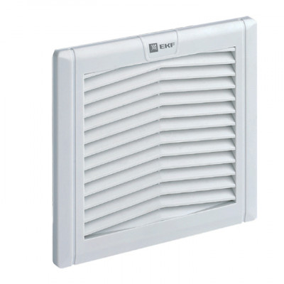 Фотография Вентиляционная решётка с фильтром 92x92 мм IP54 EKF PROxima, артикул EXF19