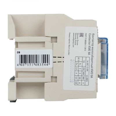 Фотография Контактор КМЭ малогабаритный  9А 380В 1NO EKF PROxima, артикул ctr-s-9-380