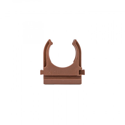 Фотография Крепеж-клипса d16 мм (10 шт) темное дерево EKF-Plast, артикул derj-z-16d