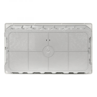 Фотография Щит распределительный ЩРВ-П-18 (пром. упаковка) белая дверца IP41 EKF Basic, артикул pb-v-18w-bas