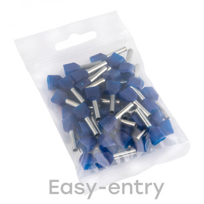 Фотография Наконечник штыревой втулочный  НШвИ(2) 2,5-13 (50шт.) EKF, артикул nhvi2-2.5-13