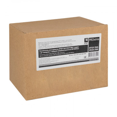 Фотография ВР32У-35A71240-R 250А, 2 направ. с д/г камерами, с передней смещённой рукояткой EKF MAXima, артикул uvr32-35a71240-r