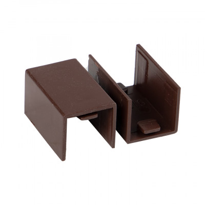 Фотография Соединитель (16х16) (4 шт) темное дерево EKF-Plast, артикул cond-16-16x4