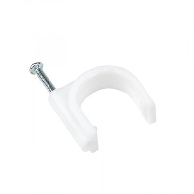 Фотография Скоба крепежная круглая (16мм.) (50шт.) EKF PROxima, артикул plcn-sr-16