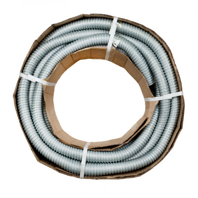 Фотография Металлорукав Р3-ЦХ-22 с протяжкой (15 м) EKF PROxima, артикул mrzn-22-15