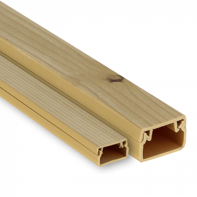 Фотография Канал кабельный (15х10) (144 м) светлое дерево EKF-Plast, артикул kk-15-10w