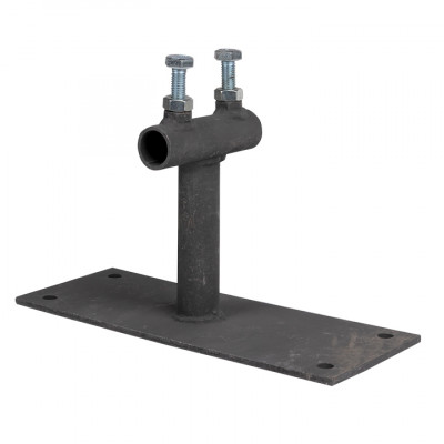 Фотография Держатель мачты молниеприемника к стене, D=20мм, вынос 100мм, для молниеприемника 16мм EKF PROxima, артикул lp-04007-sp