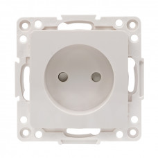Стокгольм Механизм Розетки 1-местной б/з 10 А белый с защ. штор. EKF PROxima