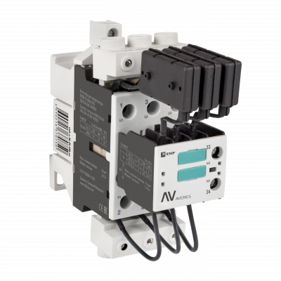 Фотография Контактор для конденсатора КМЭК 25 кВАр 230В 1NО EKF AVERES, артикул ctrk-s-36-25-230-av