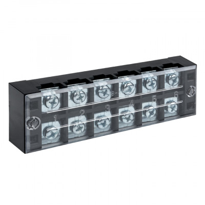 Фотография Терминал клеммный TB-4506 до 4,5 мм2 45A 6 клеммных пар EKF PROxima, артикул tb-4506