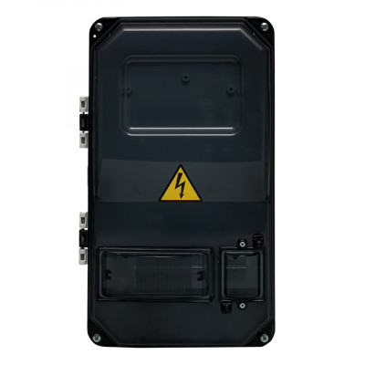 Фотография Щит учетно-распред. навесной пластик ЩУРн-П  3/8 (379х216х113) IP55 EKF PROxima, артикул pb-3/8-55