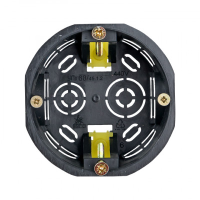 Фотография Коробка установочная КМП-020-011 для полых стен (71х45) с пластиковыми лапками IP30 EKF PROxima, артикул plc-kmp-020-011