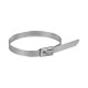 Фотография Хомут AISI 304 из нержавеющей стали, 4.6x150 (10 шт.) FlexLock PROxima, артикул plc-fl-tss-304-4.6x150-r