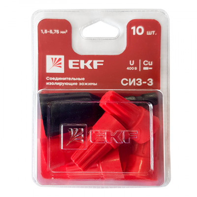 Фотография СИЗ-5 (3-17мм2) блистер (5шт.) EKF, артикул plc-cc-8-b