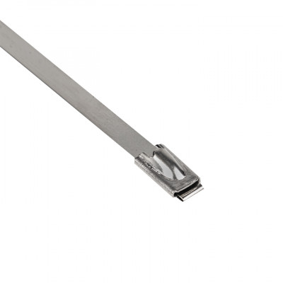 Фотография Хомут AISI 304 из нержавеющей стали, 4.6x150 (10 шт.) FlexLock PROxima, артикул plc-fl-tss-304-4.6x150-r