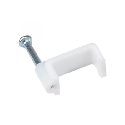 Фотография Скоба крепежная квадратная (плоская) (12мм.) (50шт.) EKF PROxima, артикул plcn-ss-12