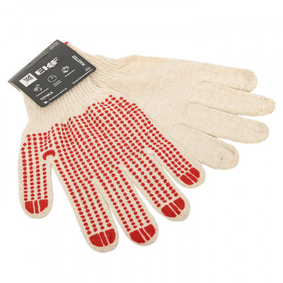 Фотография Перчатки рабочие ТОЧКА с ПВХ-покрытием (10 класс, 10 разм) EKF Master, артикул pe10ct-10-mas