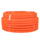 Фотография Труба гофрированная ПНД с протяжкой d25 мм (75 м) оранжевая EKF-Plast, артикул tpnd-25-o
