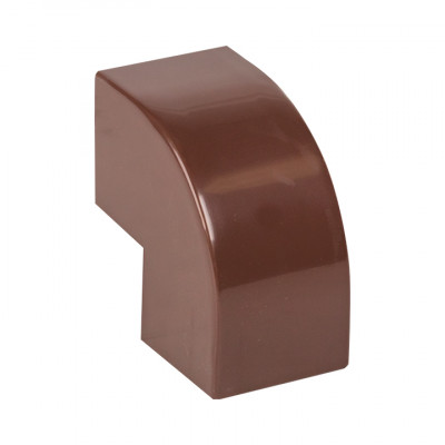 Фотография Угол внешний (25х25) (4 шт) темное дерево EKF-Plast, артикул obd-25-25x4