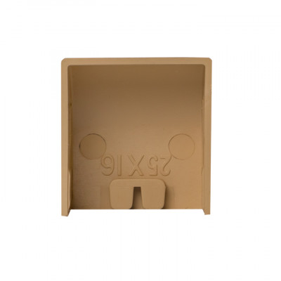 Фотография Заглушка (25х16) (4 шт) светлое дерево EKF-Plast, артикул ecl-25-16x4