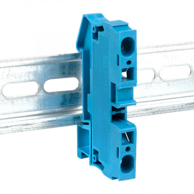 Фотография Колодка клеммная пружинная JXB-ST-4 41А синяя EKF PROxima, артикул plc-jxb-st-4-blue