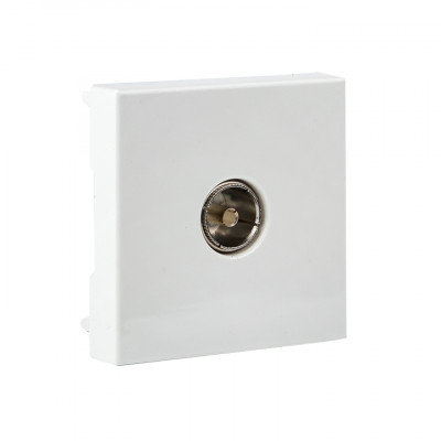 Фотография Розетка ТВ, 2 модуля EKF, артикул E2MA00-027-10