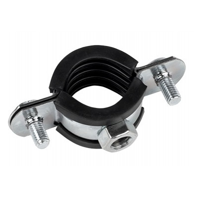 Фотография Хомут стальной 1 1/4 (40-45 мм), с уплотнителем EKF, артикул hsu1114