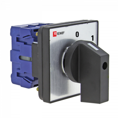 Фотография Переключатель кулачковый ПК-1-12 25А 2P 0-1 EKF PROxima, артикул pk-1-12-25