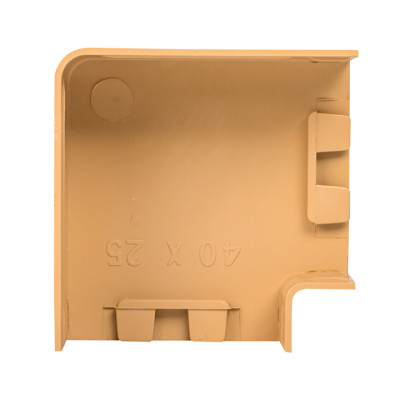 Фотография Поворот 90 гр. (40х25) (4 шт) светлое дерево EKF-Plast, артикул abl-40-25x4