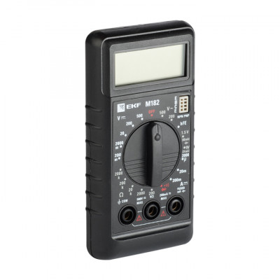 Фотография Мультиметр цифровой M182 EKF Master, артикул In-180701-bm182