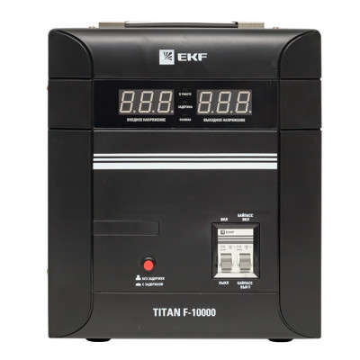 Фотография Стабилизатор напряжения напольный TITAN F-10000 EKF PROxima, артикул stab-f-10000