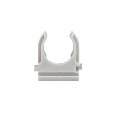 Фотография Крепеж-клипса d16 мм (100 шт) серая EKF-Plast, артикул derj-z-16n