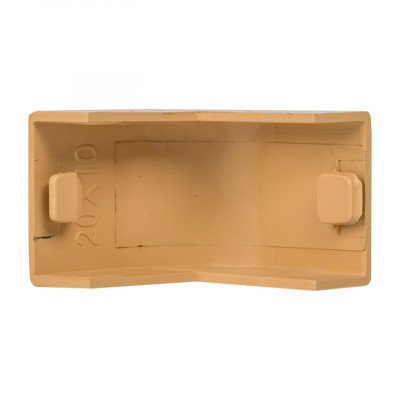 Фотография Угол внешний (20х10) (4 шт) светлое дерево EKF-Plast, артикул obl-20-10x4