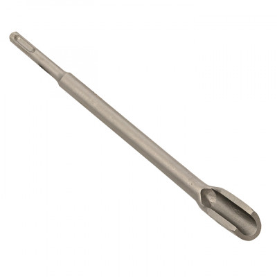 Фотография Зубило-штробер полукруглое SDS-plus 22х250 мм EKF Master, артикул ch-22-250-ms