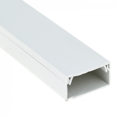 Фотография Канал кабельный (60х40) (18 м) белый EKF-Plast, артикул kk-60-40