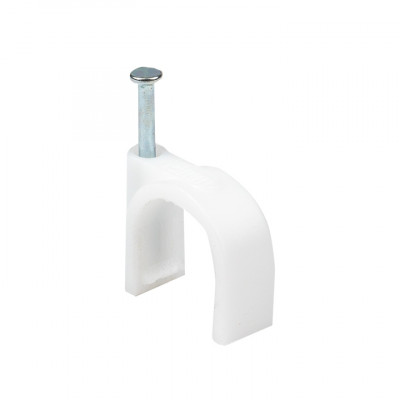 Фотография Скоба крепежная круглая (16мм.) (50шт.) EKF PROxima, артикул plcn-sr-16