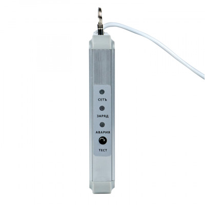 Фотография Светильник аварийного освещения EXIT-100 одностор. без пиктограммы LED EKF Basic, артикул EXIT-SS-100-LED