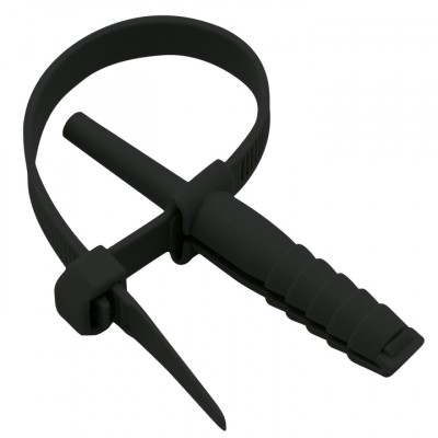 Фотография Хомут дюбельный черный (7х150) (50шт.) EKF PROxima, артикул plc-nst-7.2x150b